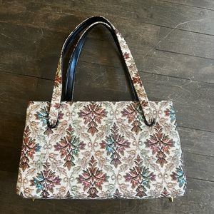 Vintage 1960s Kadin Tapestry Handbag - image 1